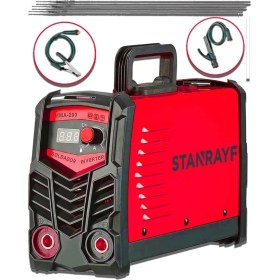 Resim Stanrayf Alman 200 Amper Çift Kartlı Hava Soğutmalı Invertör Compact Kaynak Makinesi Sürekli Kullanıma Uygun 