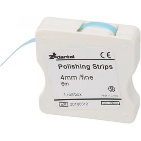 Resim 1 Rulo/kutu Diş Parlatma Şeridi 4mm 6m Diş Diş Interdental Reçine Yüzey Taşlama Beyazlatma Zımpara Diş Hekimi Malzeme Gri 