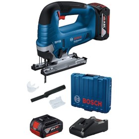 Resim Bosch Professional GST 185-LI 4.0 Ah Li-on Çift Akülü Dekupaj Testere 
