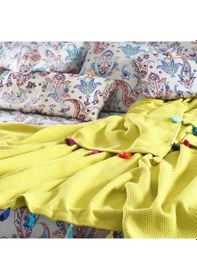 Resim Iyi Geceler Istanbul Up Style Çift Kişilik Pike Takımı Sarı 