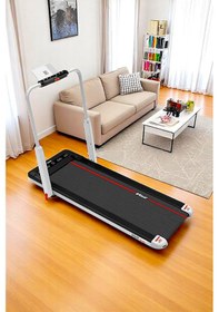 Resim Voit Trendfit Geniş Yürüyüş Alanı ve Darbe Emici Zeminli Katlanabilir Koşu Bandı - Siyah 