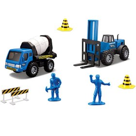 Resim Maisto Mavi Mikser ve Forklift İnşaat Oyun Seti 