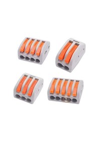 Resim Pct-212 Hızlı Bağlantı Klemensi 2 Pin Mandallı Vidasız Buat Terminali 32a 