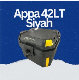 Resim Appa Motosiklet Çantası - Siyah 42 Lt. Siyah - Sarı 