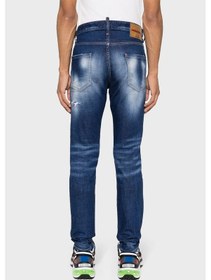 Resim Dsquared2 Erkek Kot Pantolon S74lb1452 S30663 470 Lacivert 