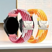 Resim Gaojunshop01 2 Parşüt Tokalı Galaxy Uyumlu Watch 4/5/6/7/fe 40mm 44mm Forerunner 265/255 Hw Watch Gt3/gt4 Se Esnek Nefes Alabilir Kayış Karışık Renk 18mm 