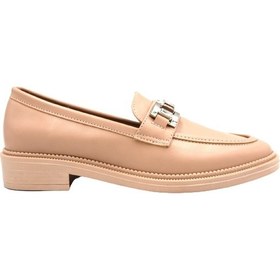 Resim Park Moda Toka Detaylı Loafer Günlük Kadın Ayakkabı Nut Nut 