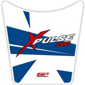 Resim Gp Kompozit Hero X-Pulse 200 2020-2022 Uyumlu Tank Pad Mavi (550935531) 