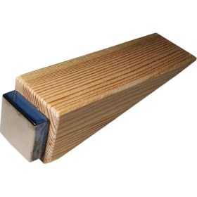 Resim Barış Dizayn Gümüş Cam Taşlı Kapı Altlığı Kapı Stoperi Stopper Kapı Durdurucu (Tekli Paket) 