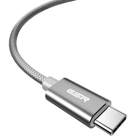 Resim Esr Type-C Kablo,braided Cable Usb2.0 1m-Silver 