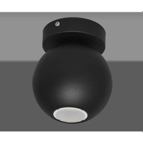 Resim Mylights Siyah Spot Tekli Küre Panasonıc Ampullu Gun Isıgı Aplik Armatür Avize Plpfonyer Avize Siyah 