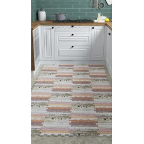 Resim Dijital Baskılı Parke Desenli Mutfak-Oturma Odası-Salon Halısı/Yapboz Halı/Puzzle Halı/ Japon Halı 