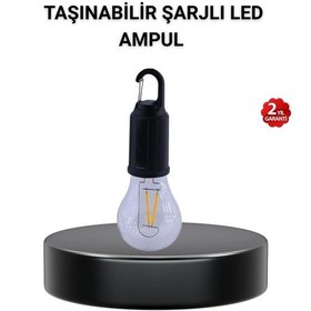Resim Bfs Taşınabilir Şarjlı Led Kamp Lambası Type-c Girişli Ve Kancalı Tasarım Çok Renkli 