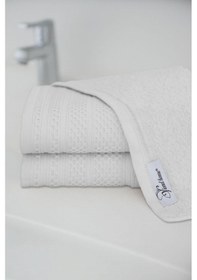 Resim Softure 3 Lü El Yüz Havlusu Günlük Kullanım 50x90 Cm Yumuşak, Dayanıklı, Hızlı Kuruyan Buzgri 