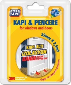 Resim Kapı altı Rüzgar Böcek Toz Soğuk Önleyici Bant En:35mm Boy:2,5m 