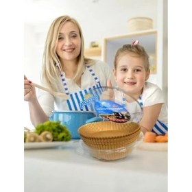 Resim Mcreative Airfryer Pişirme Kağıdı,Fritöz Yağlı Kağıdı 25'Li X4 Adet Avantajlı Paket - Toplam 100 Adet 