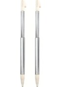 Resim Willowhaven 2 Adet Metal Stylus Kalem Nintendo 3ds Xl Icin Uygun Beyaz 