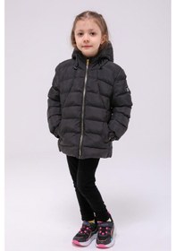 Resim Kız Çocuk Mevsimlik Mont 51295 Siyah 
