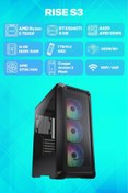 Resim Game Garaj Rise S3 AMD Ryzen 5 7500F 16GB RAM 1TB SSD RTX5060Ti 8GB FreeDOS Tavsiye Sistem 