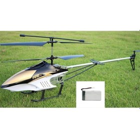Resim 3.5ch Rc Helikopter Ekstra Büyük Uzaktan Kumandalı Drone Dayanıklı Şarj Modeli Green 