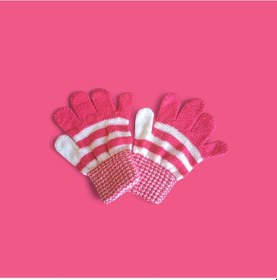 Resim Eleven Markets Çocuk Eldiveni Pembe Bebe Eldiven 1-4 Yaş Pembe 