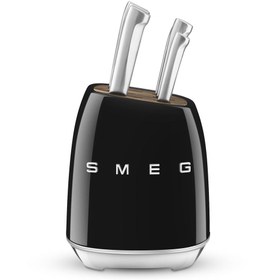 Resim Smeg KBSF02 Siyah Standlı Bıçak Seti 
