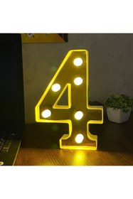 Resim moontime alaçatı Büyük Boy LED Işıklı 3D Rakam Sayı Doğum Günü Kutlama Dekoru 