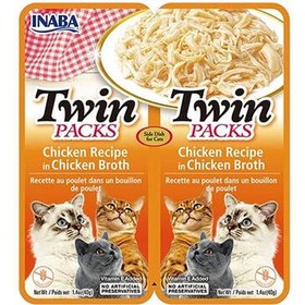 Resim Inaba Ciao Twin Packs Tavuklu Kedi Çorbası 2 x 40 Gr 
