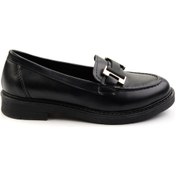 Resim Siyah Kadın Loafer Ayakkabı K01257050009 Çok Renkli 