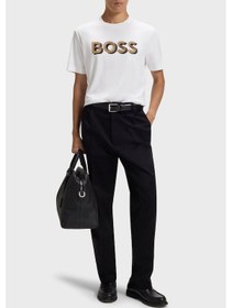 Resim Boss Erkek T Shirt 50551902 100 Beyaz Beyaz 