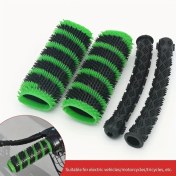 Resim Gateesat Yeşil Yumuşak Kaymaz Tutamak Kılıfı, Terleme Önleyici Fren Ve Gaz Kolu Kapağı 