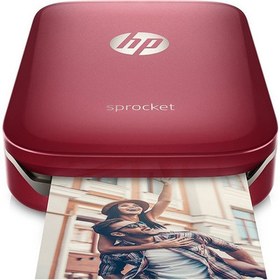 Resim HP Sprocket Fotoğraf Yazıcısı Z3Z93A Kırmızı 