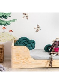 Resim Markaawm Markaawm Montessori Yatak Ahşap Bebek Karyola Çocuk Yatak Akçaağaç 