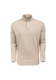 Resim Outdoor Günlük Erkek Uzun Kollu Sweatshirt Pamuklu Tlac04 Bej 