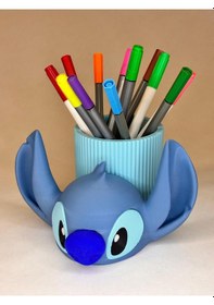 Resim Kalemlik - Stitch Masaüstü Kalemlik Diğer 