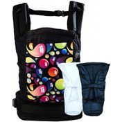 Resim Babalinbaby Renkli Toplar Yenidoğan Ergonomik Kanguru 