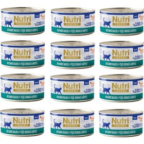 Resim Nutri Feline Okyanus Balıklı Ve Midyeli Pate Tahılsız Yetişkin Kedi Konservesi 70 G X 12 Adet 