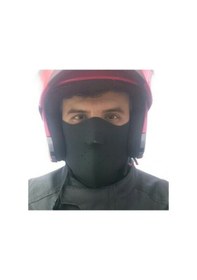 Resim Motorsiklet Maskesi Siyah 