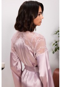 Resim Pierre Cardin 6'lı Rose Uzun Gecelik Sabahlık Set 6035 Rose 