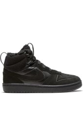 Resim Nike Court Borough Mid 2 Boot Ps Çocuk Siyah Sneaker Ayakkabı CQ4026-001 