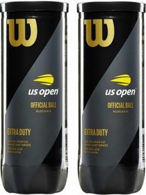 Resim Wilson Us Open XD 3'lü 2 Kutu Tenis Topu 