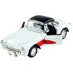 Resim Die Cast 1:32 Klasik Roadster Araba Beyaz 