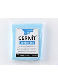 Resim Cernit Number One Polimer Kil 56G 214 Sky Blue 