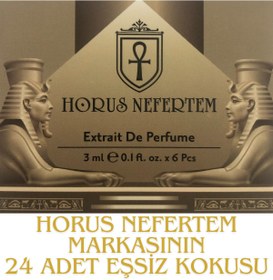 Resim Horus Nefertem 24 Adet X3ml Parfüm Test Seti Keşif Seti Deneme Boyu Seti Erkek Parfüm Kadın Parfüm Unisex 