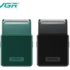 Resim Vgr Jilet Profesyonel Tıraş Makinesi Şarj Edilebilir Sakal Düzeltici Green With Box Diğer 