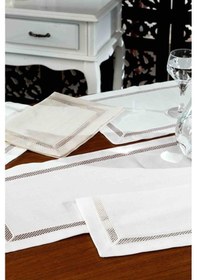 Resim Nazik Home Lotus Krem Amerikan Servis+Runner 