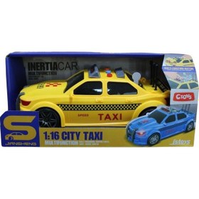 Resim Ctoy Sesli Ve Işıklı Sürmeli Taksi Çok Renkli 
