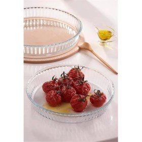 Resim AyrStore Borcam Küçük Boy Yuvarlak Tepsi 