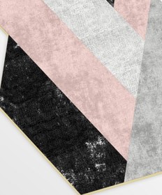 Resim Alanur Home Eko Yıldız Djt Yıkanabilir Kaymaz Taban 3 Lü Yatak Odası Takımı 160m Figürlü Siyah 