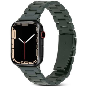 Resim Watch 42mm Kordon\u002Fkayış Paslanmaz Çelik Klipsli Metal Kordon Kayış 